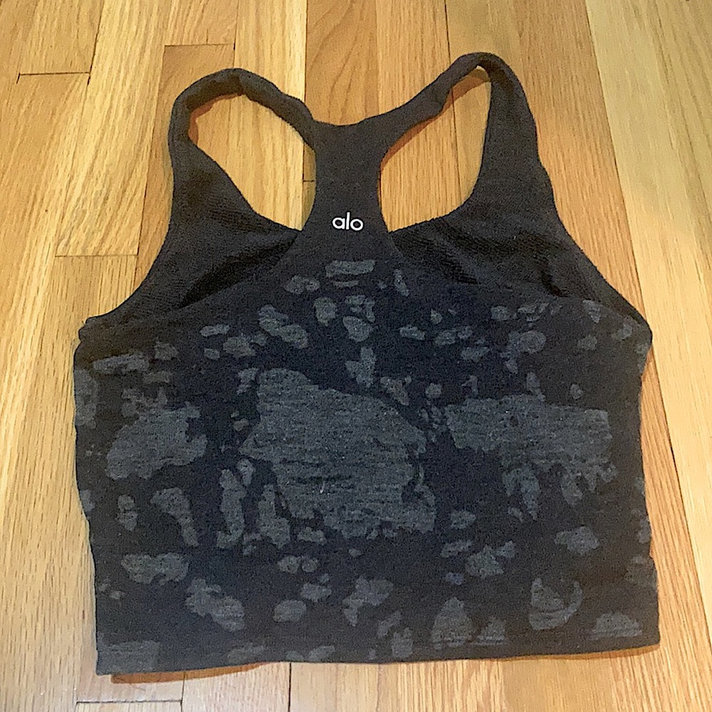 Alo Yoga Distressed Crop Top